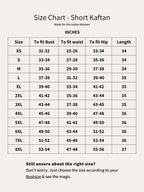 Yellow Rayon Kaftan - Garden Fairy