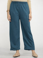 MarineBlue Fleece Palazzo