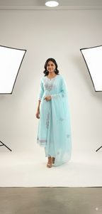 Azure Blossom Elegance"
 $