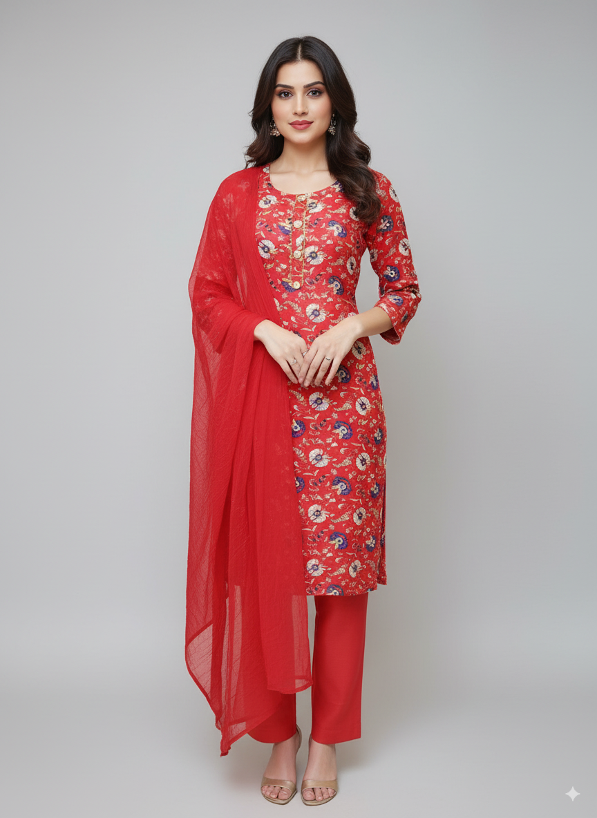 Scarlet Blossom Elegance Set$