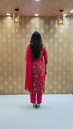 Gulmohar Elegance Kurti Set Pink ✨ $