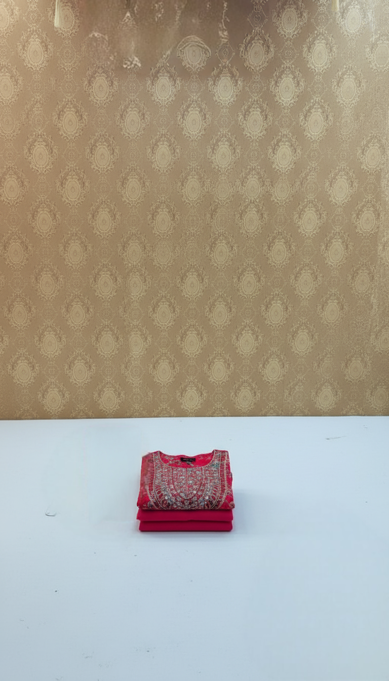 Gulmohar Elegance Kurti Set Pink ✨ $