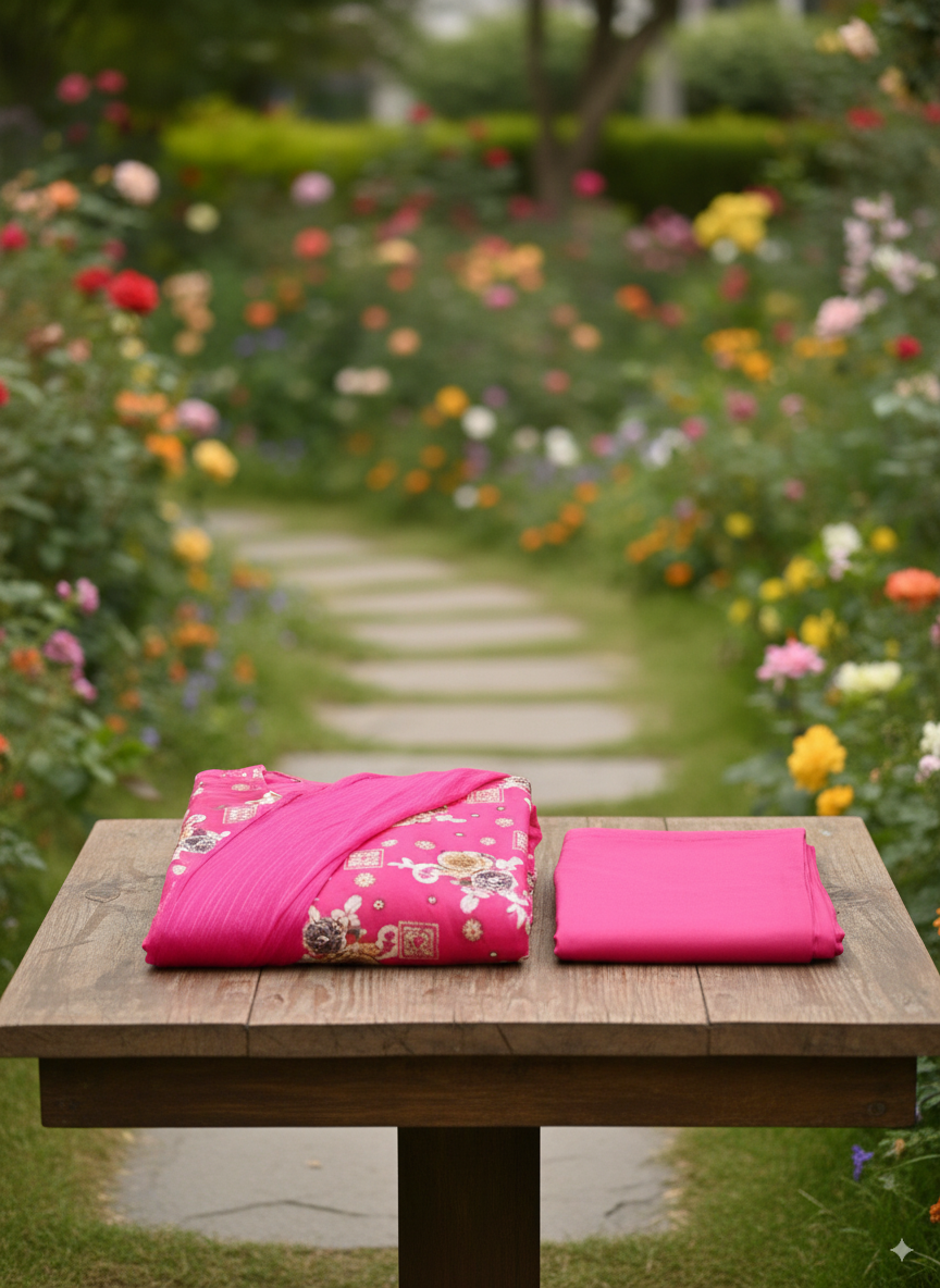 Rose Éclat Kurti Set 🌸$