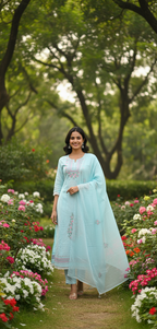 Azure Blossom Elegance"
 $