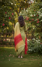 Handcrafted Embroidered Kurti Set $