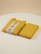 Golden Bloom Embroidered Kurti Set $