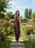 Rosewood Elegance Kurti Set 🌹✨
$