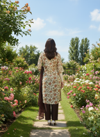 Rosewood Elegance Kurti Set 🌹✨
$