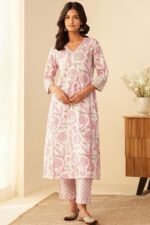 Rosheen Niyamat Sanganeri Kurta