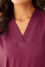 Roza Seher Raspberry Pink Kurta - Image 3