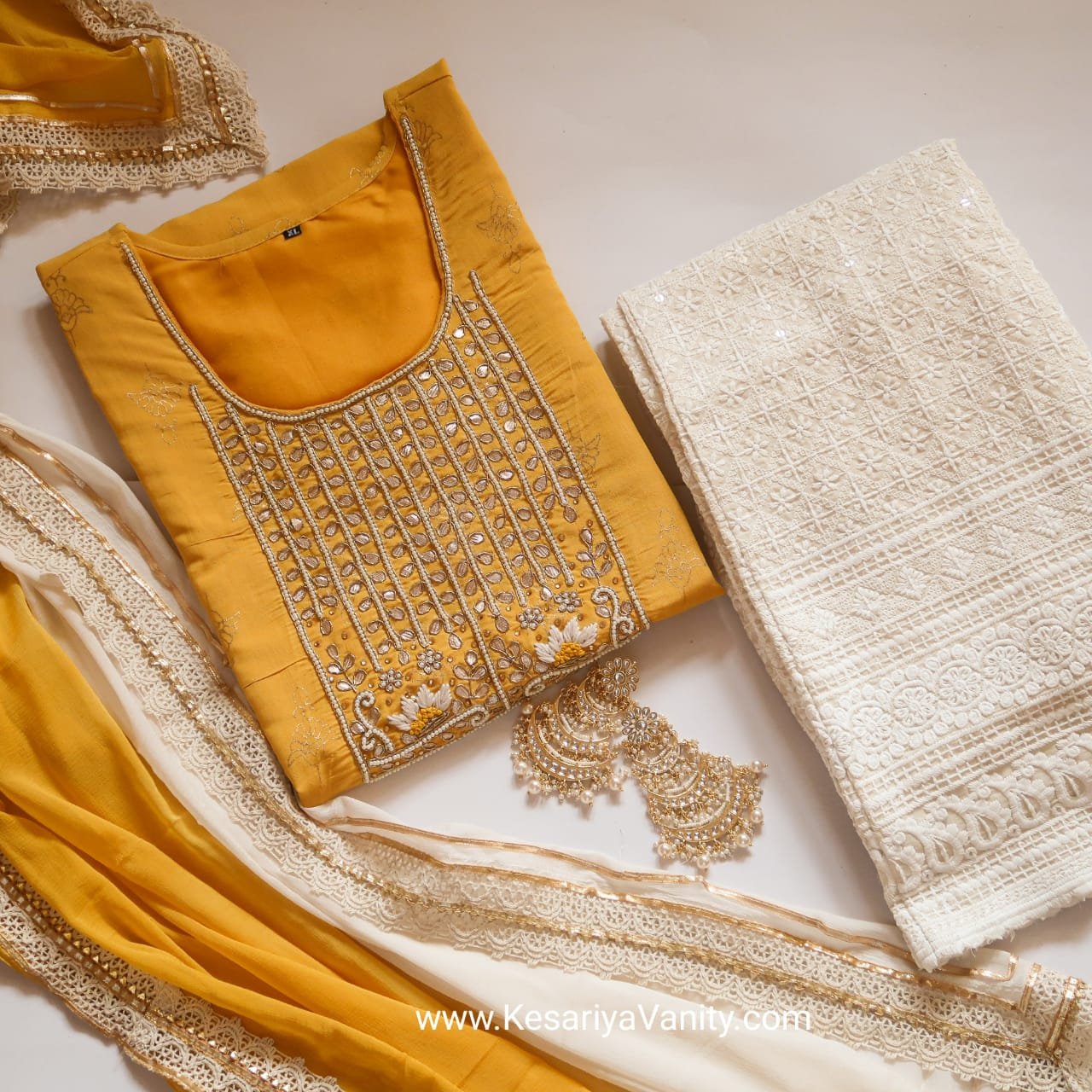 IMG-20210413-WA0029.jpg Haldi Ready Suit Set (3 Piece) - Image 1