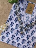 "Pari" Hand Work Embellished Cotton kurta - Image 2