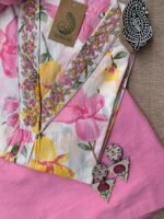 "Phool" Hand Block Printed Cotton Kurta Set(3pc) - Image 3
