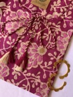"Amaranthus" Embellish Floral Tassel Cotton Kurta - Image 2