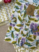 "Shabana" Hand Block Printed Kurta Set(3pc) - Image 3
