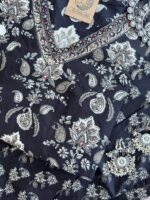 Kurta Set "Nootan" black Cotton (3pc) - Image 2