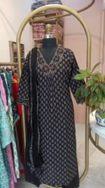 "Tamanna" Cotton Kurta Set(3pc) - Image 5